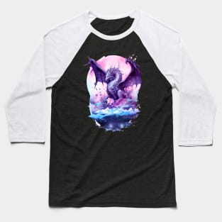 Majestic Dragon Baseball T-Shirt